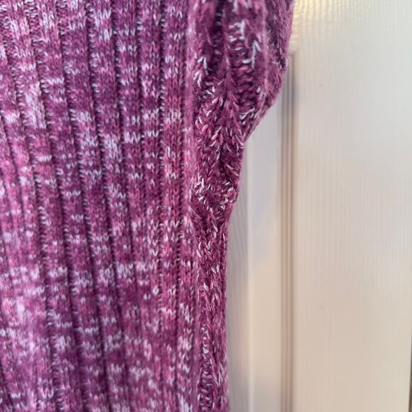 Vintage 90s Falls Creek Pullover Knit Sweater Size M Berry Pink Winter Casual - Picture 8 of 8
